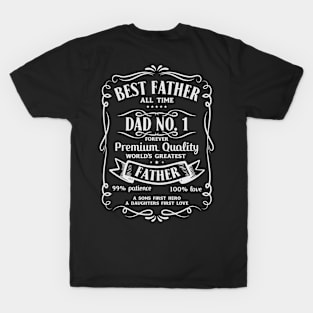 Best Father All Time Dad T-Shirt